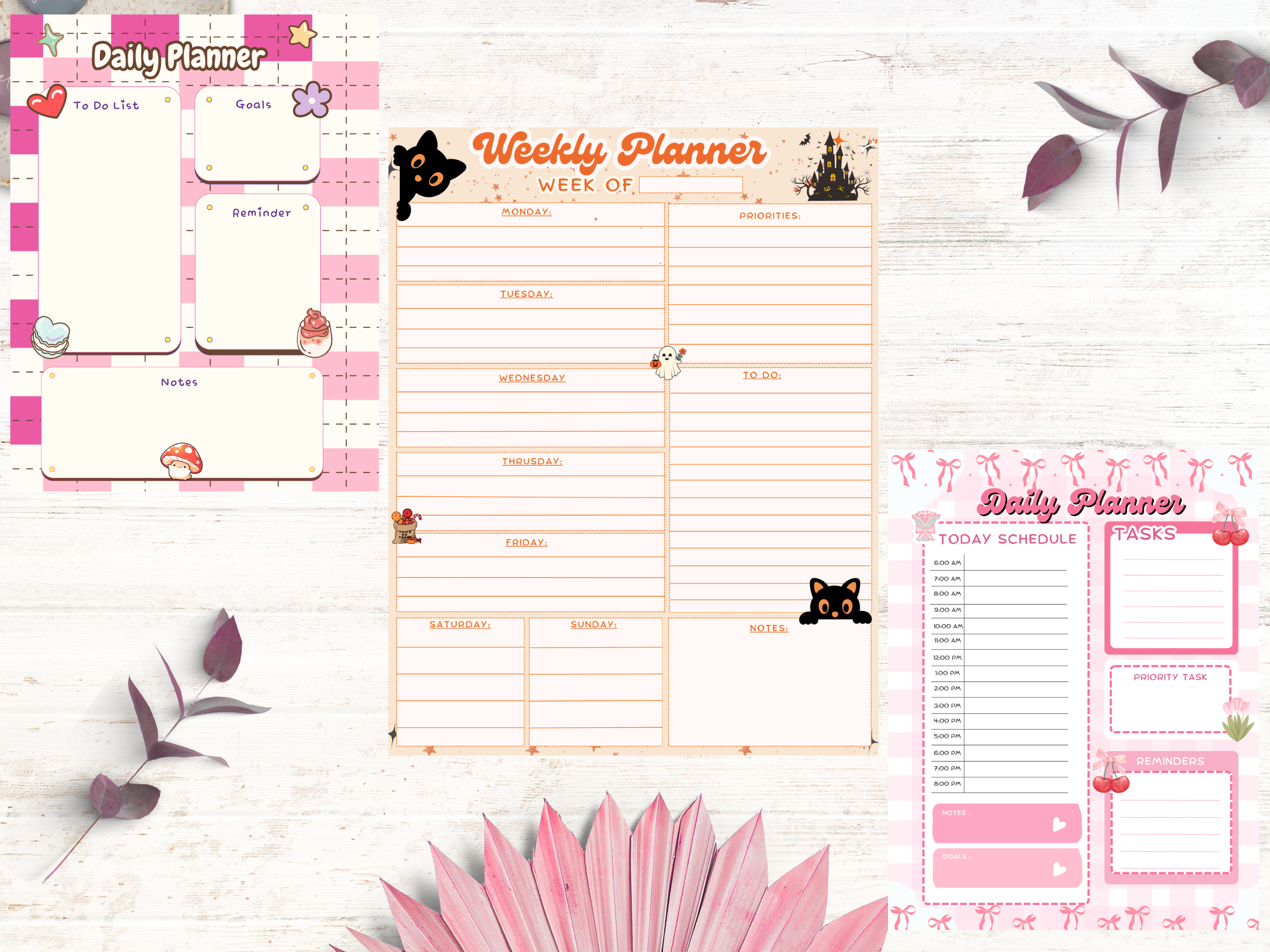 Daily and Weekly Notepads